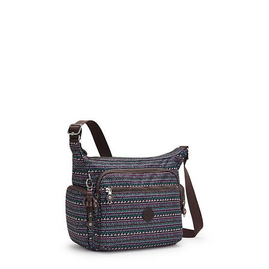 Kipling Gabbie Printed Crossbodytassen Taupe | BE 1162YX